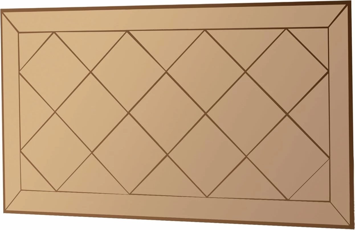 Pasqyrë Zeora, ngjyrë bronzi, Hanah Home, 60x120cm