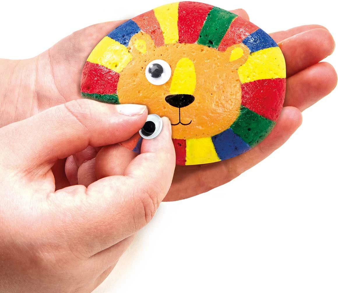 Out of the Box Animal Pebble Painting Craft Set