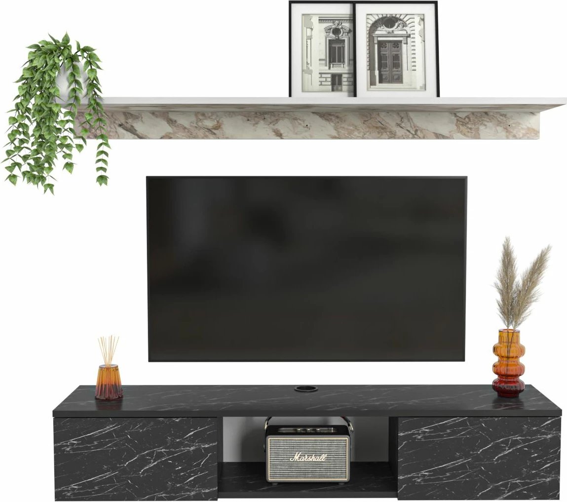 Komodë TV Skye Decor, Elia - Ephesus, e bardhë v2