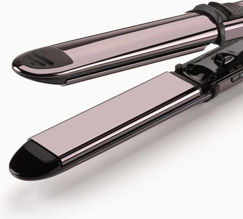 Hekur për drejtim flokësh Babyliss BAB3500E, 5 nivele temperature, Qeramik, Rozë