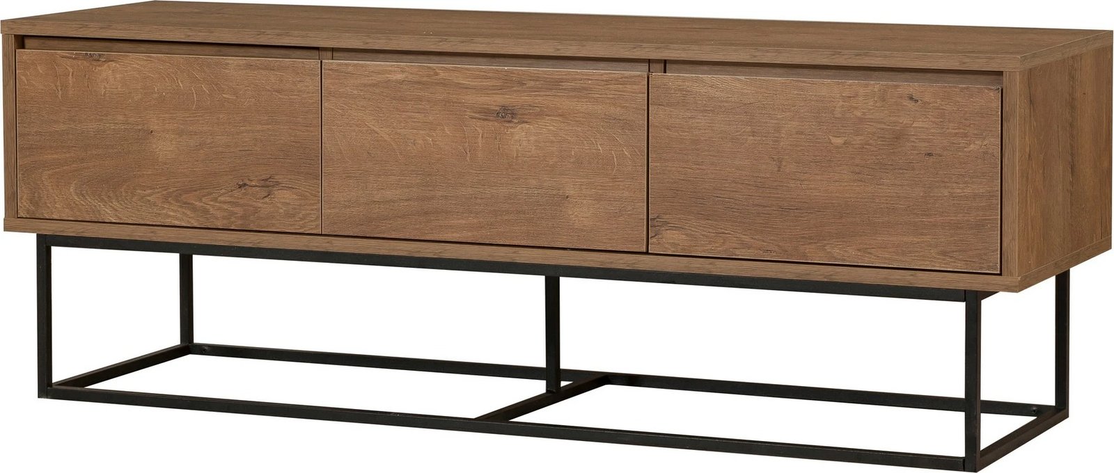 Set mobiljesh për dhomë dite, Skye Decor, Laxus Takım 15, ngjyrë arre dhe e zezë