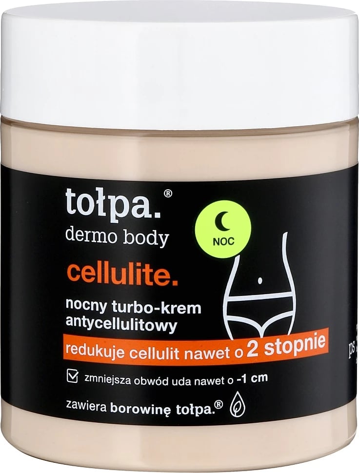 Krem trupi anti-celulit për femra Tołpa Dermo Body Cellulite Night Turbo-Cream 250ml