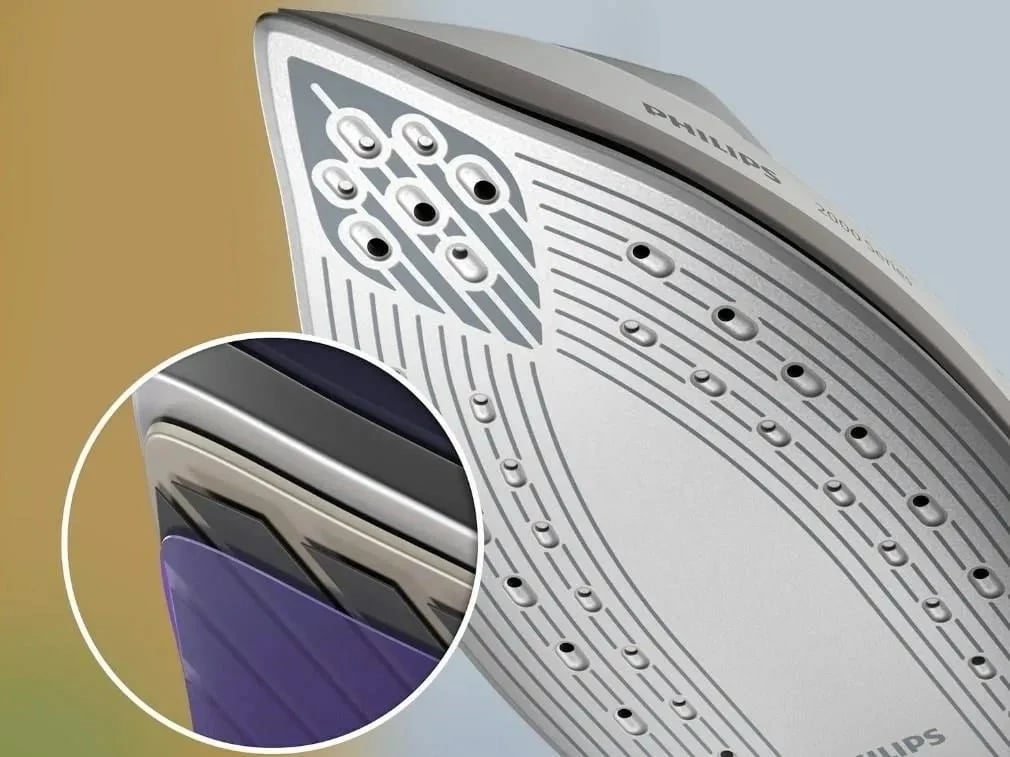Hekur me avull Philips 2000 Series PSG2000/80, 2400 W, 1.4 L, pllaka qeramike, Gri/Bardhë