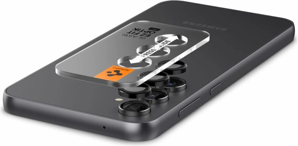 Mbrojtës xhami për kamerë Spigen Glas.tR EZ Fit Optik, për Samsung Galaxy S23 FE, 2 copë, Zi