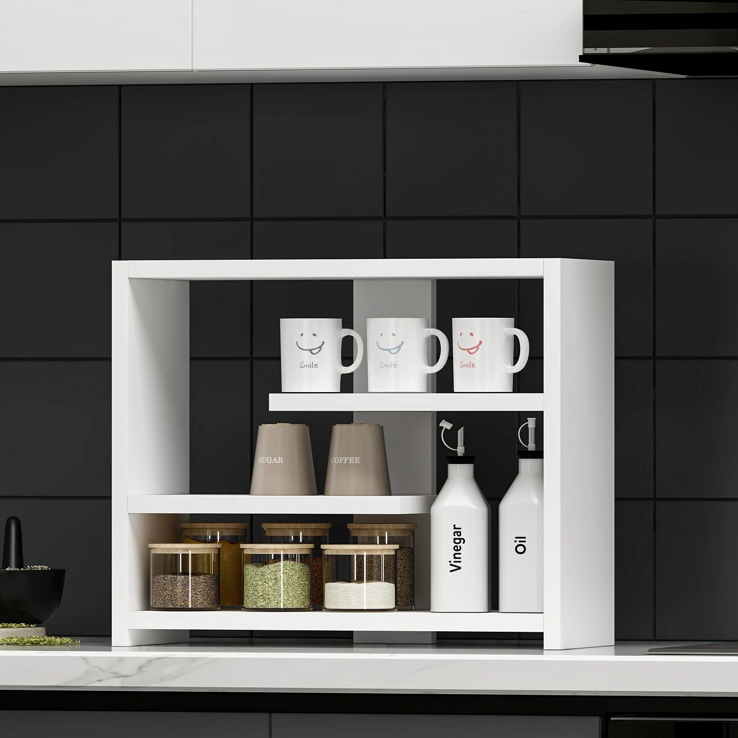 Raft muri Hanah Home, Gupse, ngjyrë e bardhë