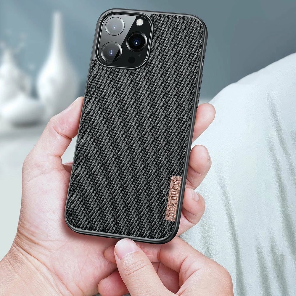 Mbështjellës Dux Ducis Fino për iPhone 13 Pro Max, najlon, Gri