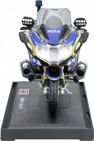 Model motoçiklete metalike Maisto Poland Police 1:18, zi/blu/argjend