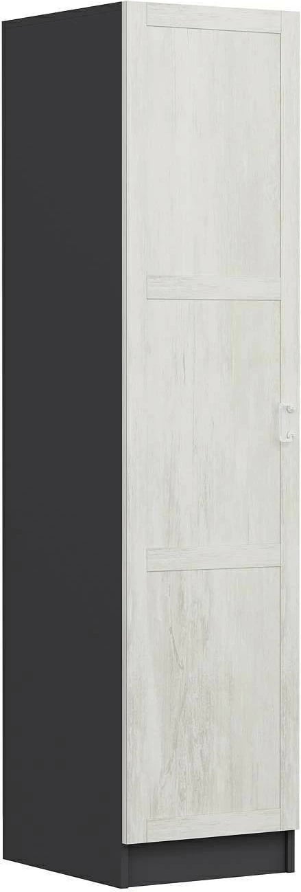 Dollap për rroba, Skye Decor, Minar Kale - 8766, i bardhë dhe antracit, 45x210x52 cm