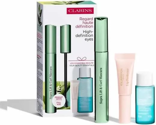 Set maskare, Clarins Supra Lift & Curl, uniseks, 3 copë