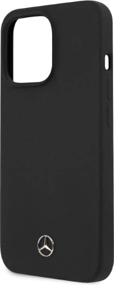 Mbështjellës Mercedes Silicone Line MagSafe për iPhone 13 Pro Max 6.7", i zi