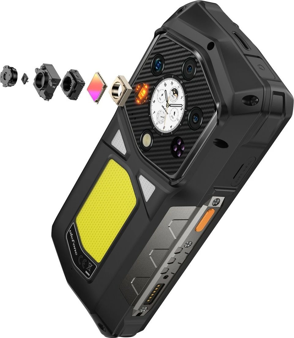 Celular Ulefone Armor 29 Pro Thermal (UF-A29PT) 5G 16/512GB 6.67" AMOLED 120 Hz bateri 21200 mAh IP68/IP69K Black