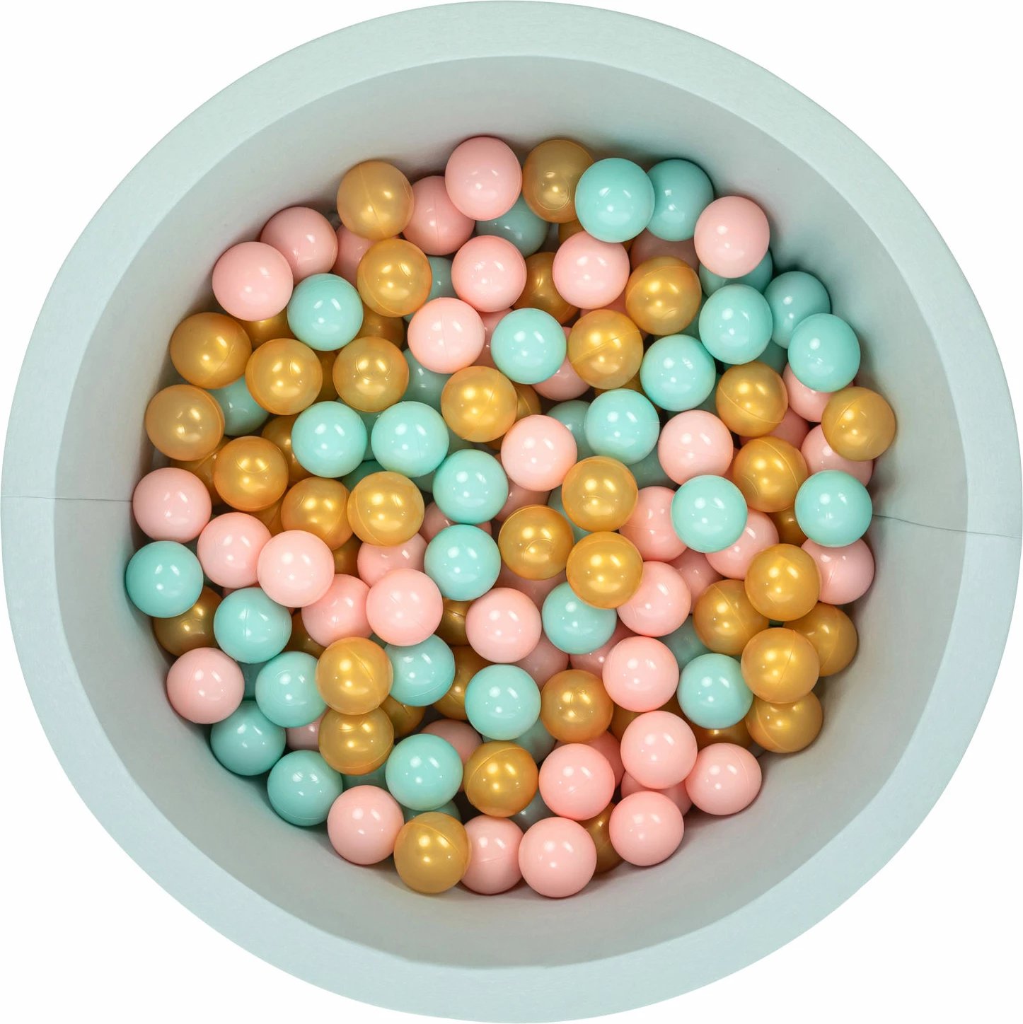 Pishinë topash për fëmijë, Bubble Pops v12, ngjyrë mint, Evila Originals