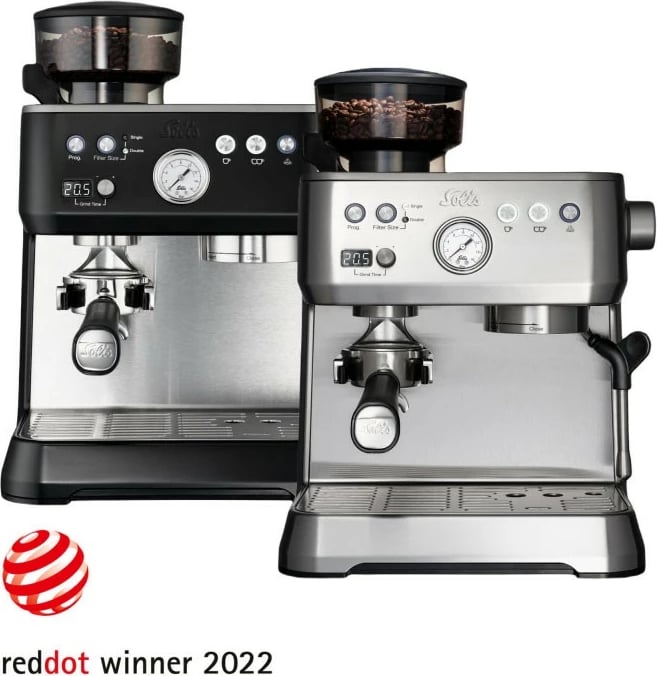 Makine kafeje Solis Grind & Infuse Perfetta, me mulli, 2.6L, Çelik