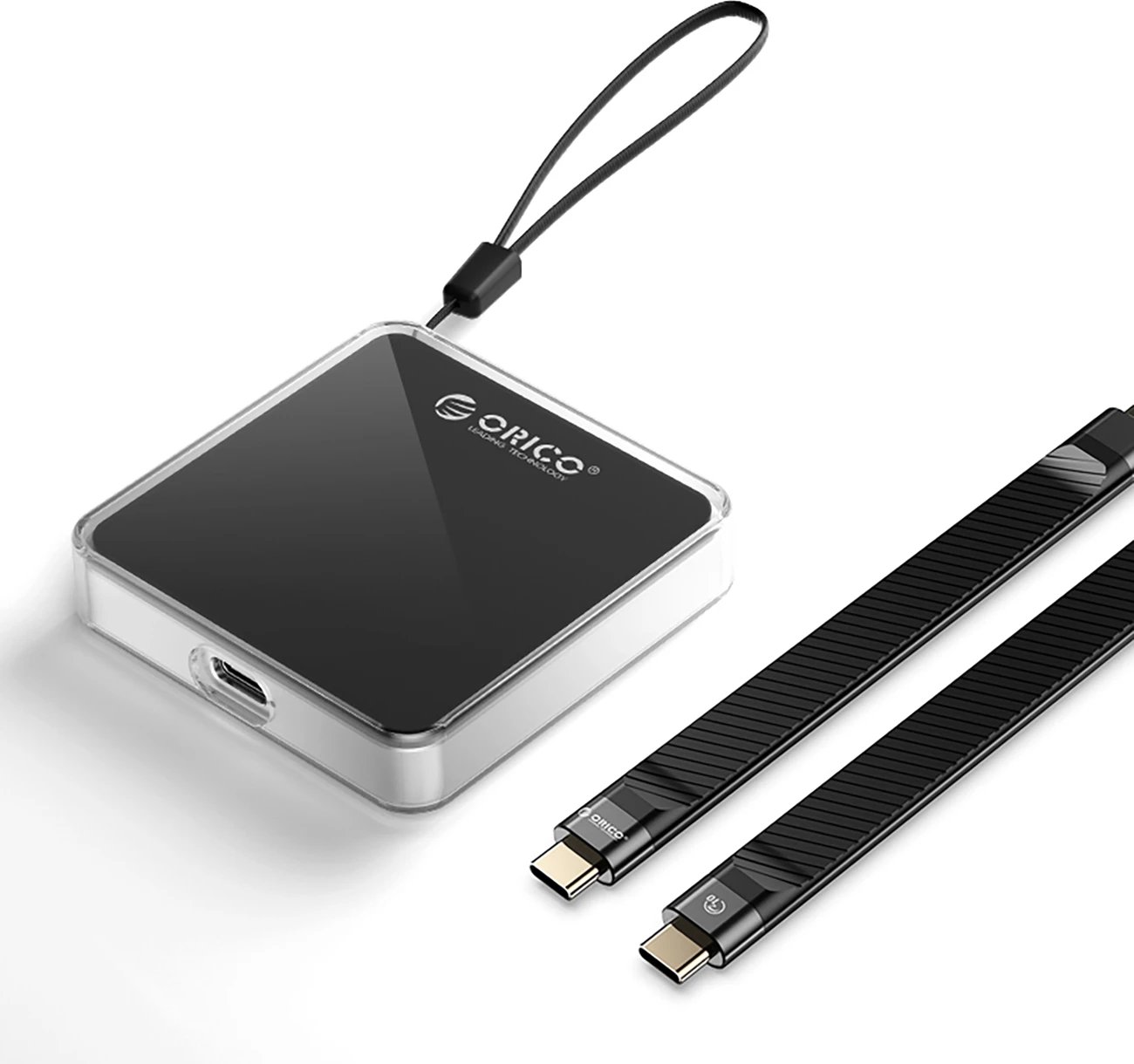 Kasë Orico AP30-G2 për SSD M.2 NVMe, MagSafe, USB-C 3.2, e zezë