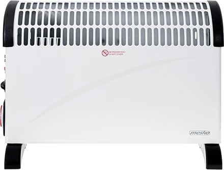 Ngrohës konvektor, Mesko, MS 7741, 2000W, termostat, timer 24h, ventilator Turbo, i bardhë