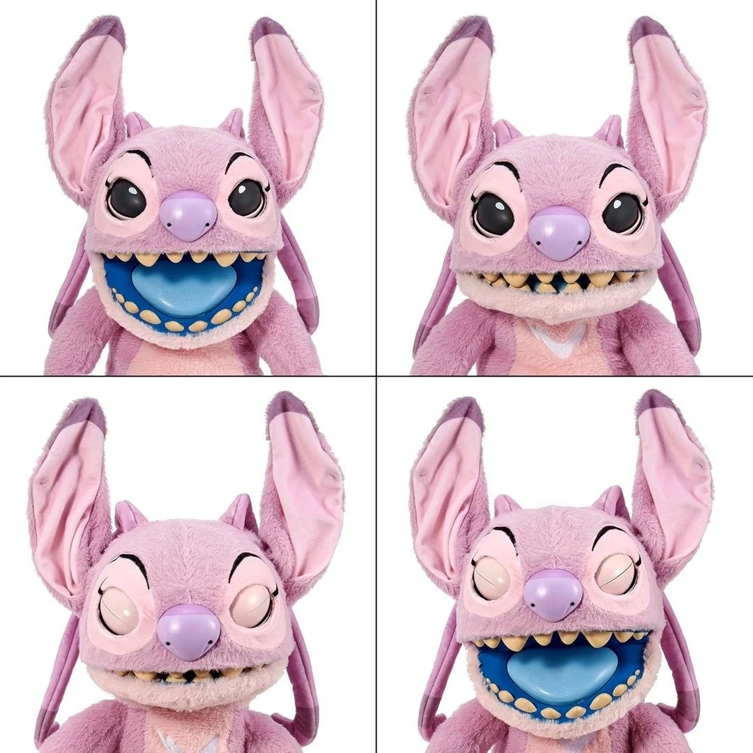 Maskotë interaktive WOW Stuff Disney Real FX Angel, rozë