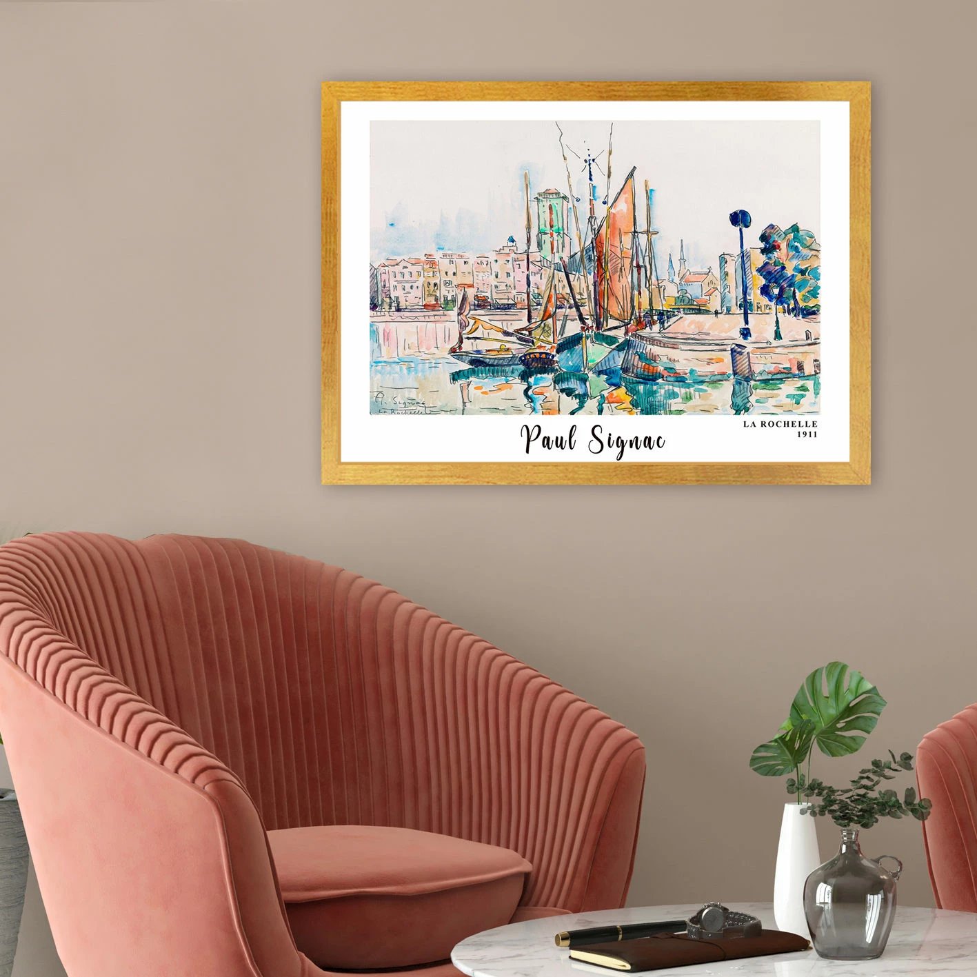 Pikturë dekorative me kornizë, Wallity, AC2923487-5575, shumëngjyrëshe, 55x75cm