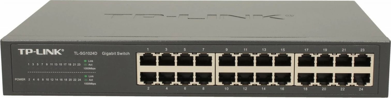 Switch TP-LINK TL-SG1024D, 24 porta, Desktop, i zi