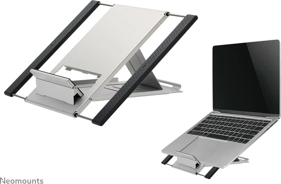 Mbajtës laptopi Neomounts NSLS100, alumini, i palosshëm, për 10-22 inç, argjend