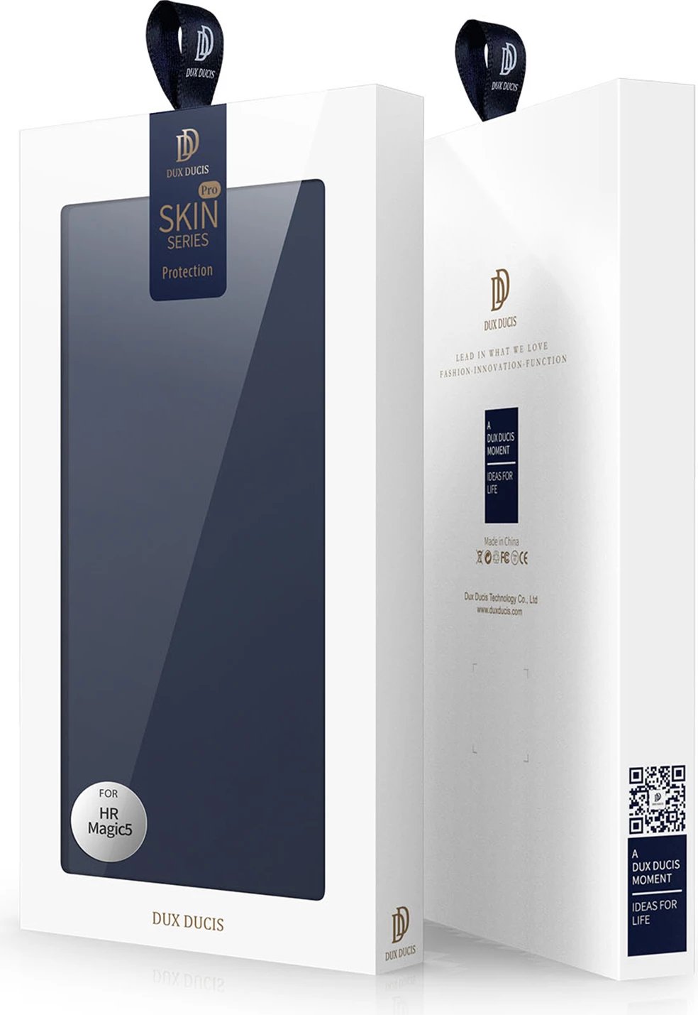 Mbështjellës Dux Ducis Skin Pro për Honor Magic5, me kapak, xhep për kartela, qëndrim, Blue