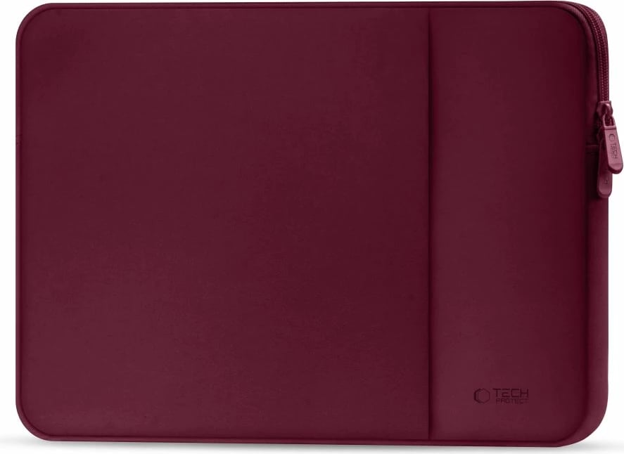 Mbështjellës laptopi Tech-Protect Neoprene 15-16 inç, Kuq e errët