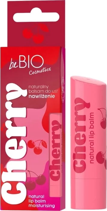 Balsam për buzë për femra BeBio Ewa Chodakowska Natural Moisturizing Cherry, 5g