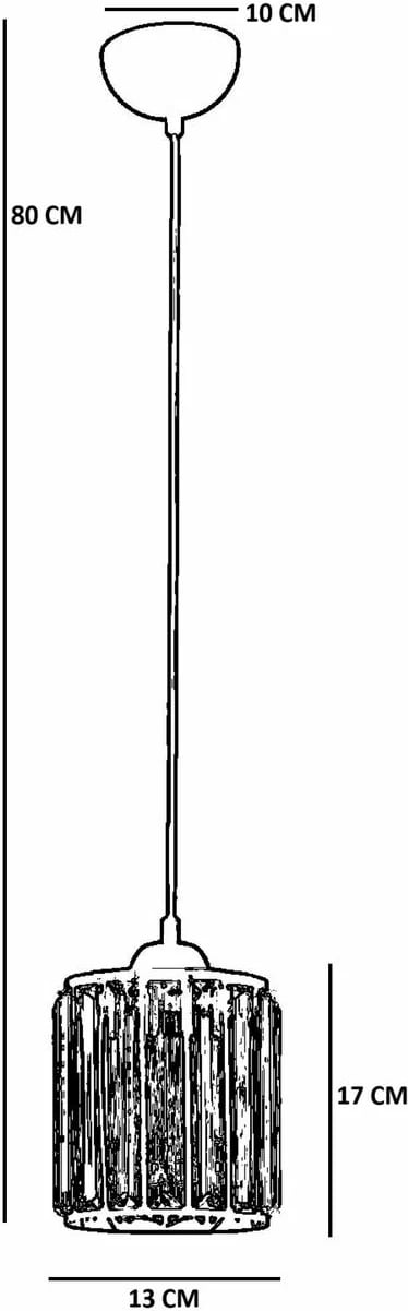 Llambë tavani Opviq, ngjyrë ari, 9041-1