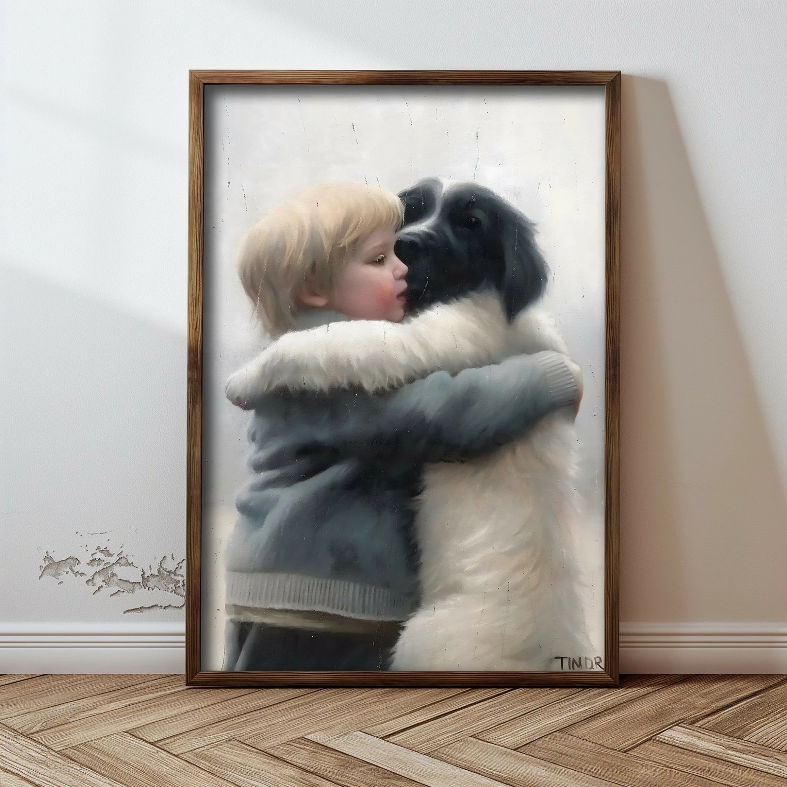 Pikturë dekorative me kornizë MDF, shumëngjyrëshe, Wallity, GE225-L, 35x47x3.5 cm