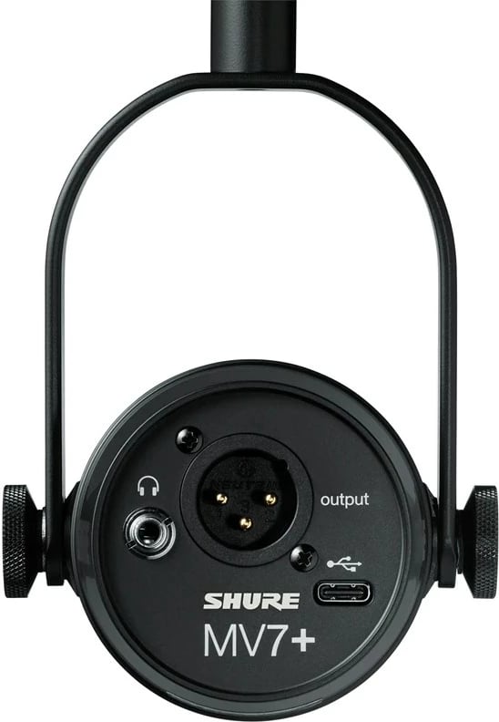 Mikrofon dinamik Shure MV7+-K, USB-C/XLR, i zi