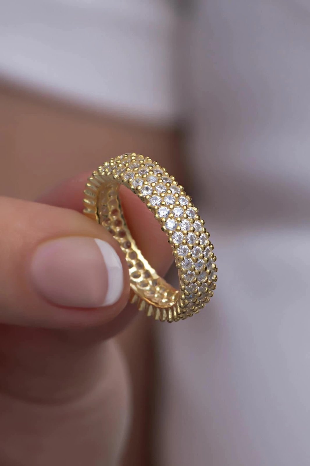 Unazë argjendi ngjyrë ari, Jumeon, NRZ999174-15