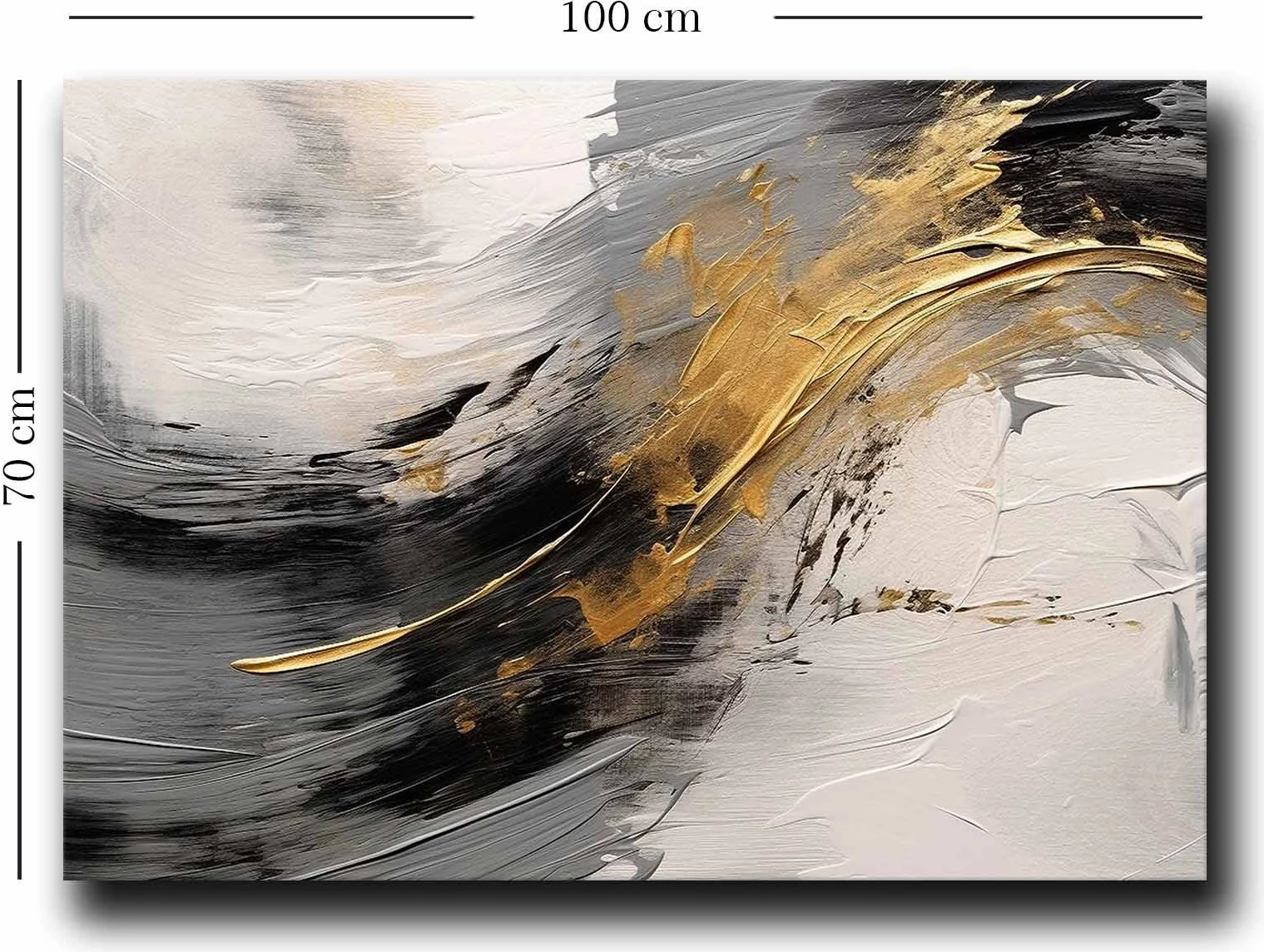 Pikturë dekorative në kanavacë, shumëngjyrëshe, 70x100cm, Wallity, 70100GSC-006