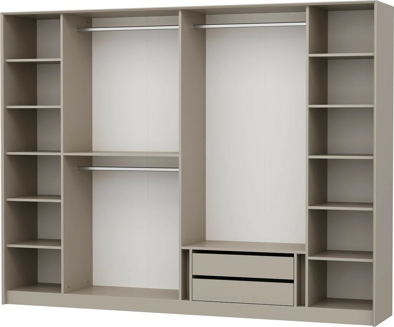 Dollap Skye Decor, ngjyrë e bardhë, ari, fume, Luxe - 7937