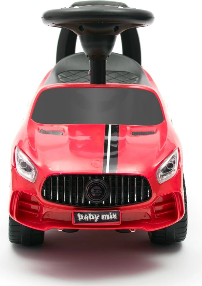 makinë ecëse për fëmijë, Baby Mix, RACER, 12m+, ngarkesa 25 kg, me panel zëri, e kuqe