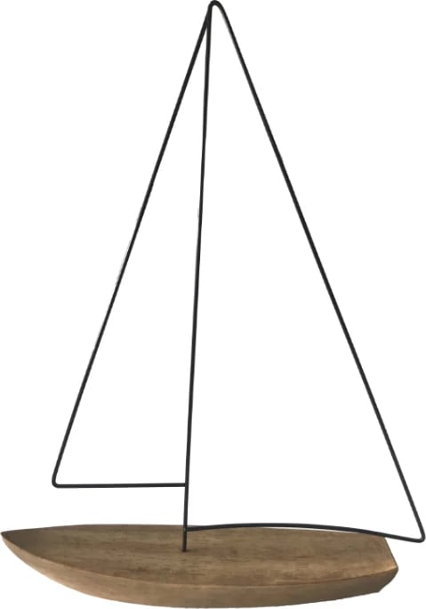 Dekor anije, polirezine, metal, natyrale, 31x7x41cm Dekor anije, polirezine, metal, natyrale, 31x7x41cm