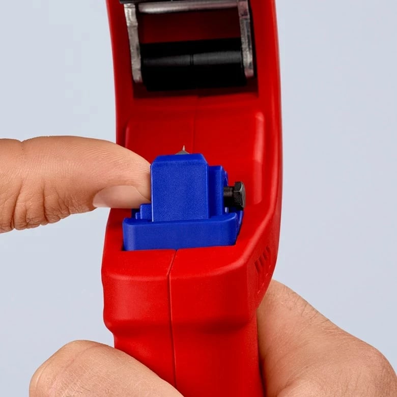 Prerës tubash manual Knipex 90 23 01 BK, Blu