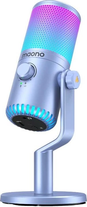 Mikrofon Maono DM30RGB, RGB, kardioid, USB-C/3.5mm, vjollcë