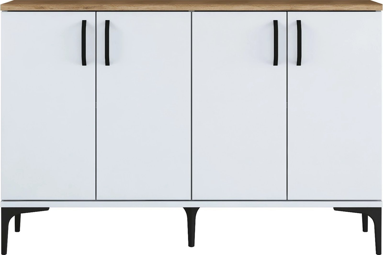 Dollap multifunksional, ngjyrë e bardhë dhe arre, Hanah Home JE162 - 3268