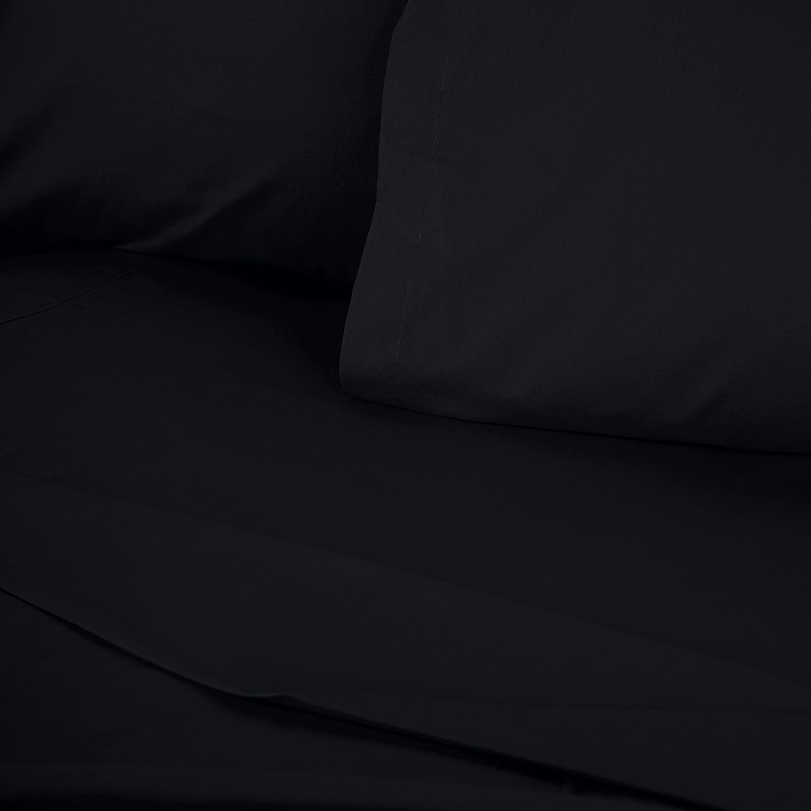 Çarçaf i zi fitted për krevat super king, pambuk ranforce, 180x200+30cm