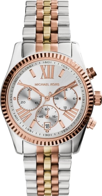 Orë dore për femra MICHAEL KORS Lexington, argjend/ari/ari rozë