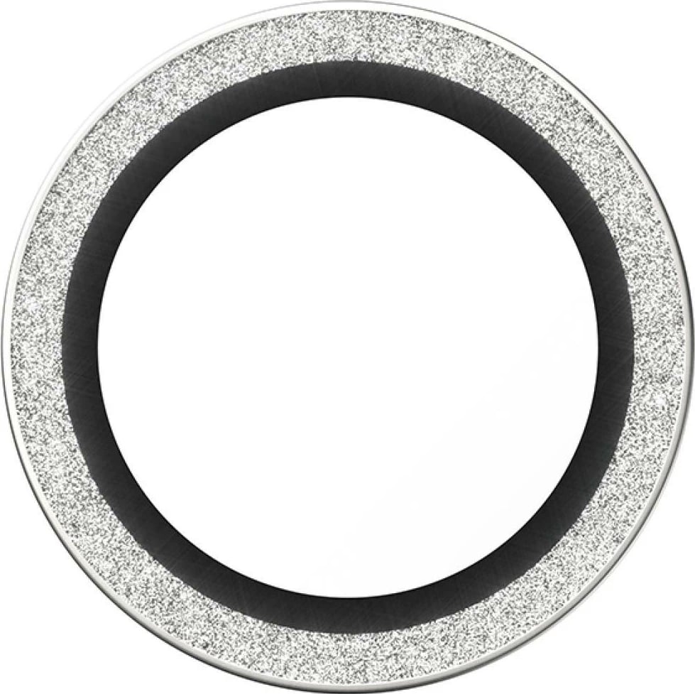 Mbështjellës PanzerGlass Hoops Glitter për iPhone 17 Air, argjendtë