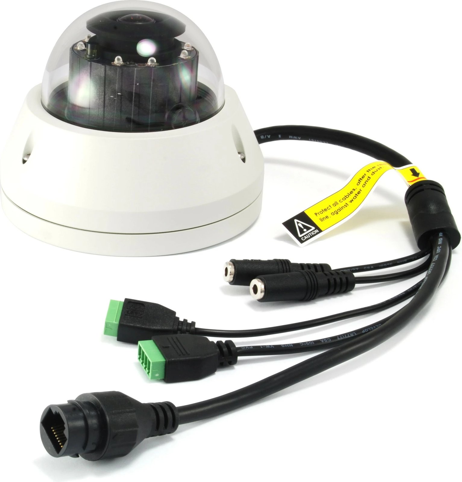 Kamerë IP Dome LevelOne HUBBLE, 3-Megapixel, PoE, e bardhë
