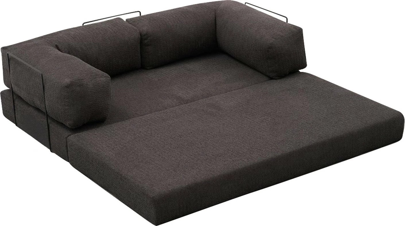 Kënd-sofë Comfort Mini, ngjyrë antracit, Atelier del Sofa