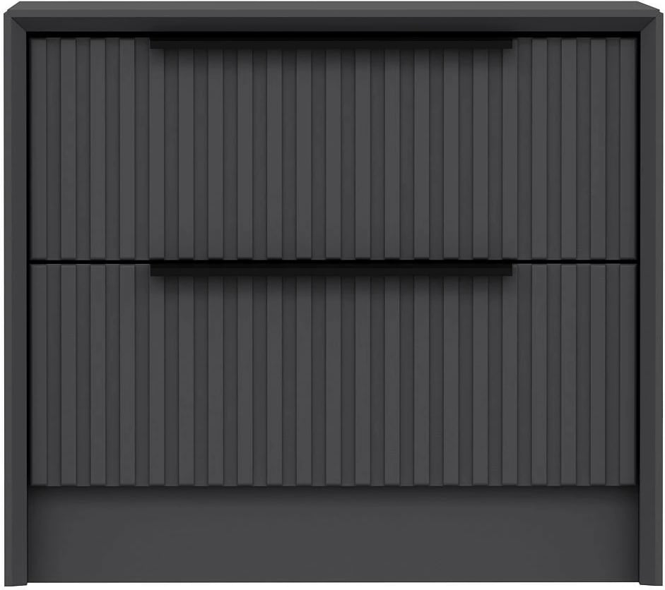 Komodinë nate Hanah Home, Kale Luxe Soft, anthracite, 4799