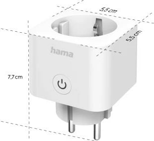 Prizë WiFi Hama 176638, 3680W, katrore, e bardhë