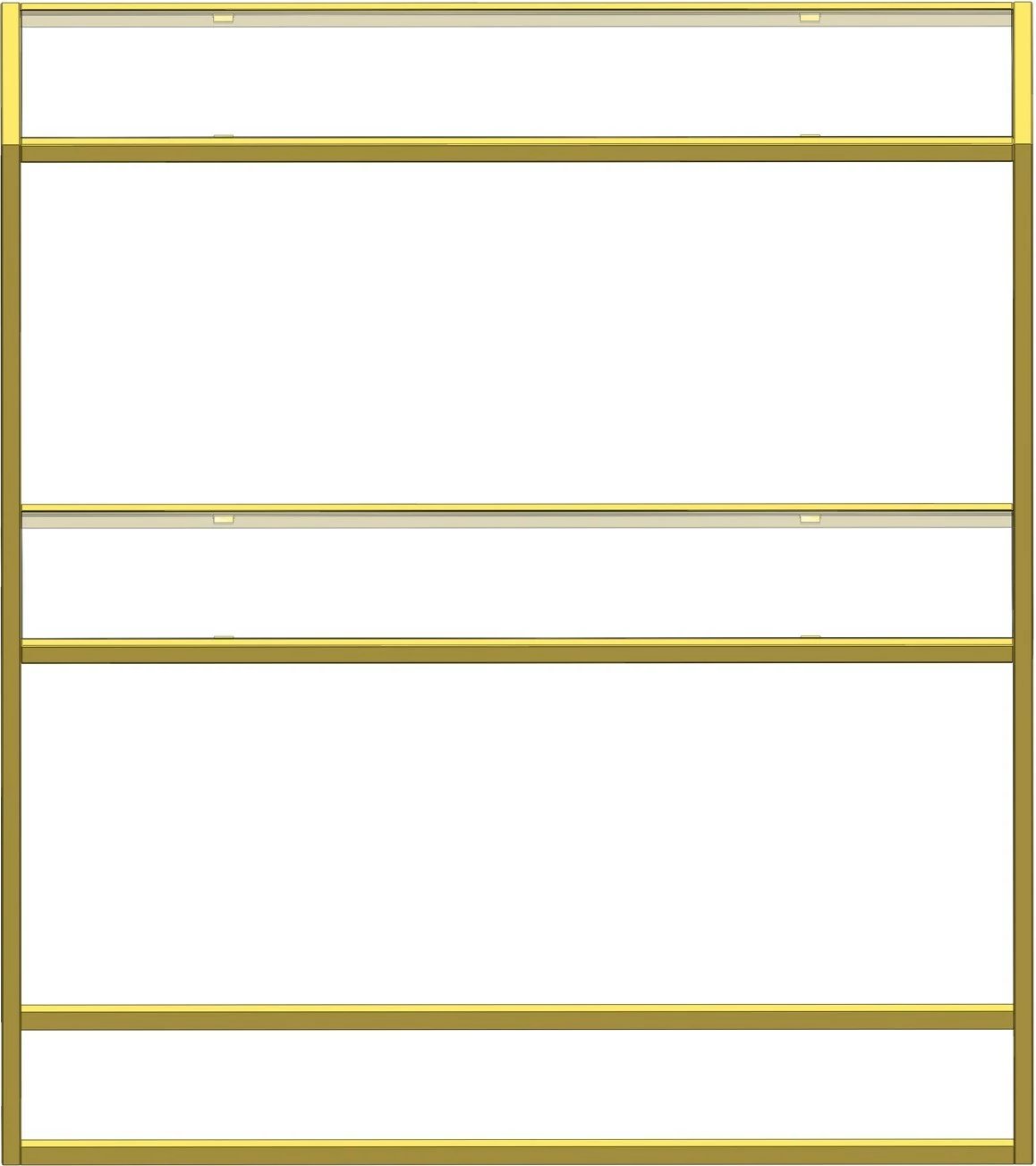 Komodë anësore Hanah Home, Berra, ngjyrë ari