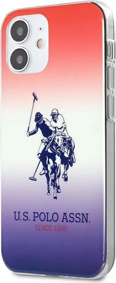 Mbështjellës U.S. Polo Assn. USHCP12SPCDGBR për iPhone 12 mini, Gradient, Kuq/Blu