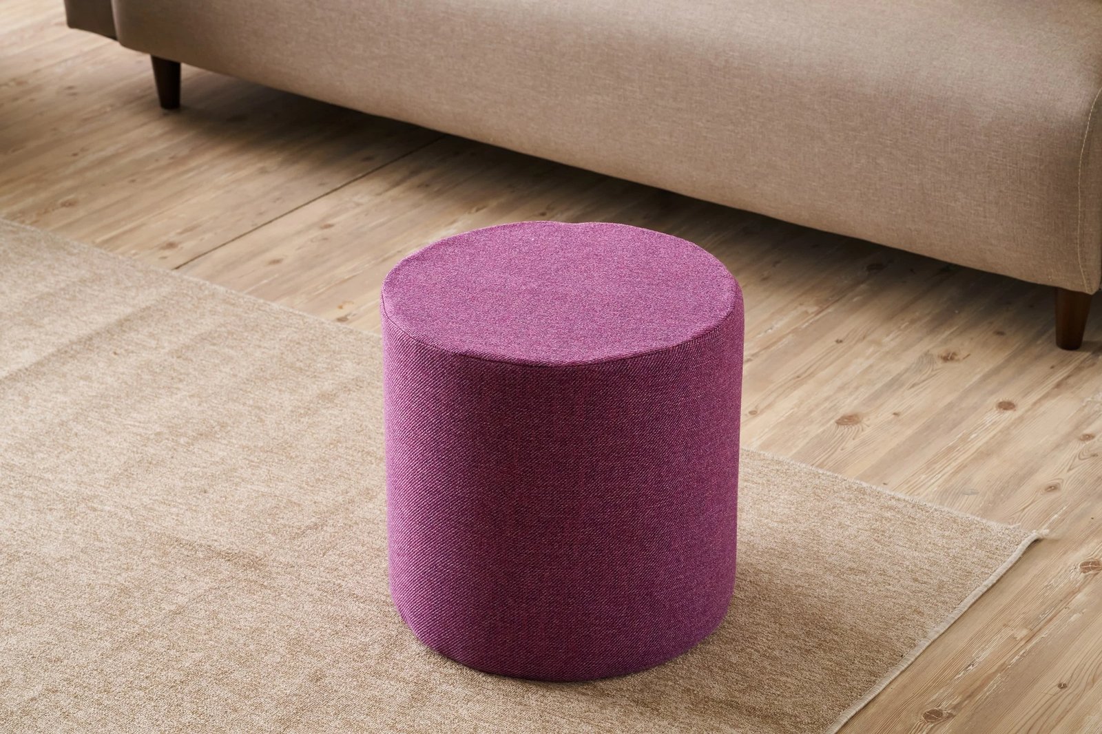 Pouf Atelier del Sofa, ngjyrë lejla, Bitez