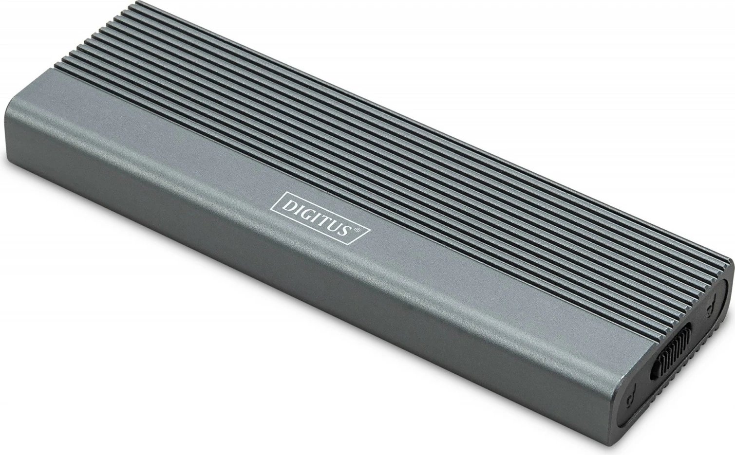 Kasë Digitus DA-71154 për SSD M.2 SATA, USB 3.1, Alumini, Gri