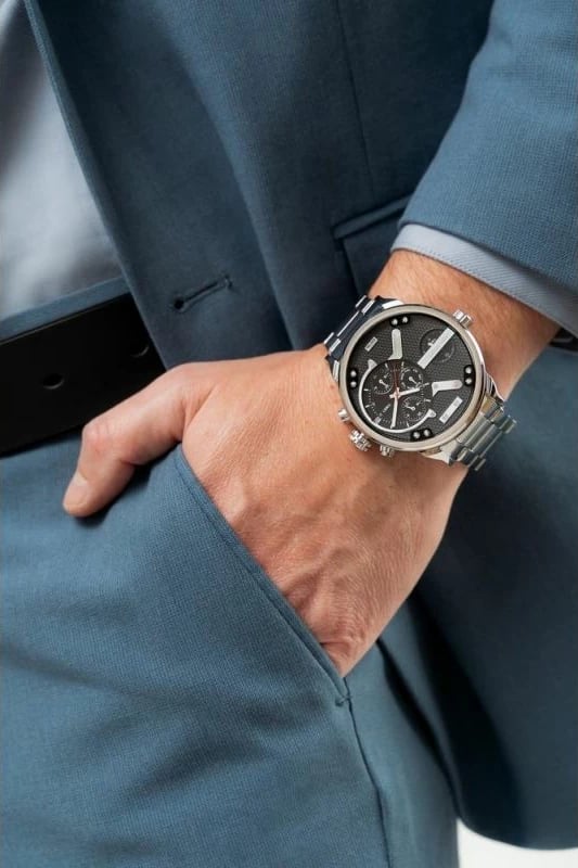 Orë dore për meshkuj Paul Lorens, argjendtë