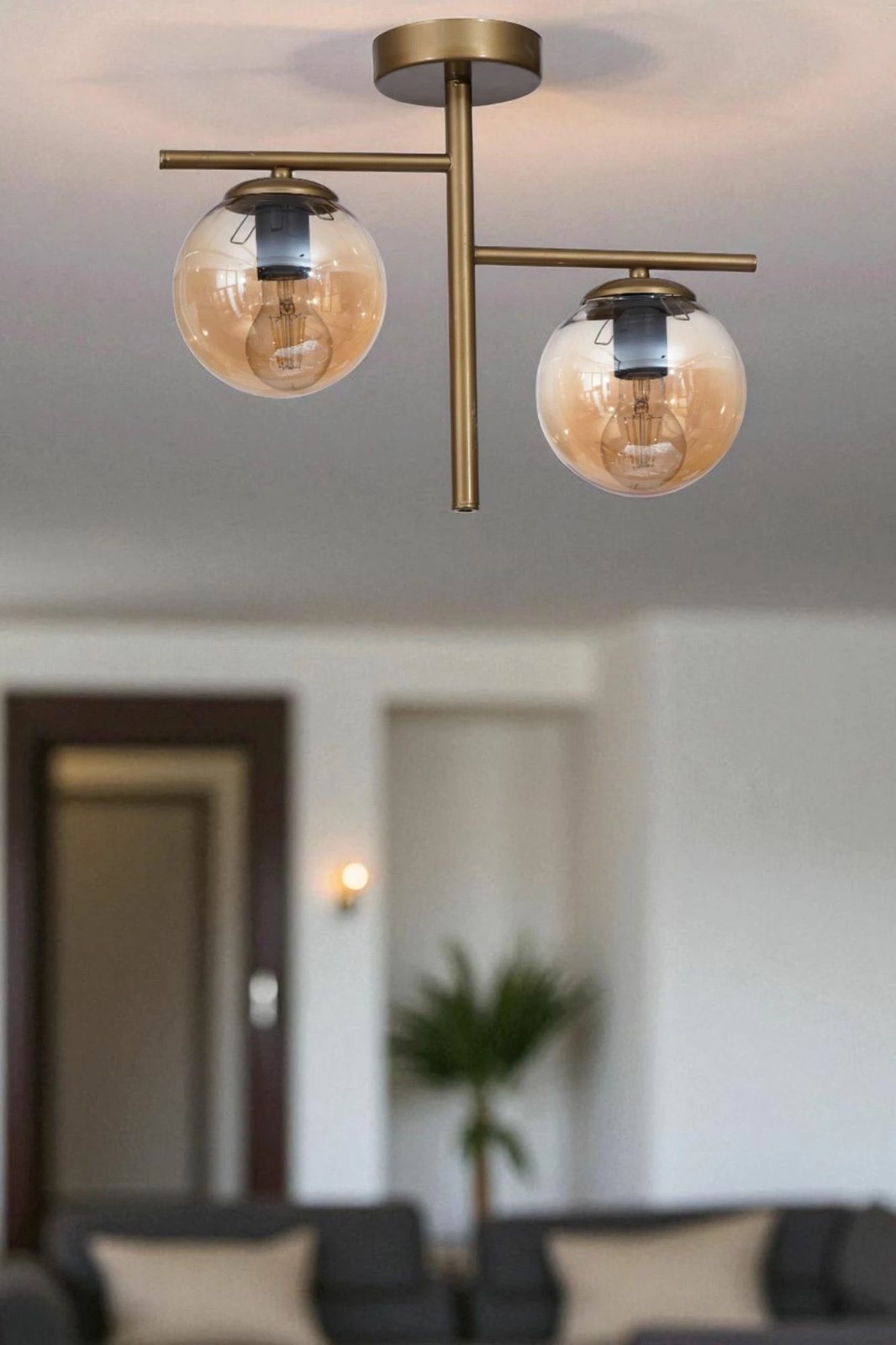 Llambë tavani Opviq, 9006-1, ngjyrë mjaltë dhe ari